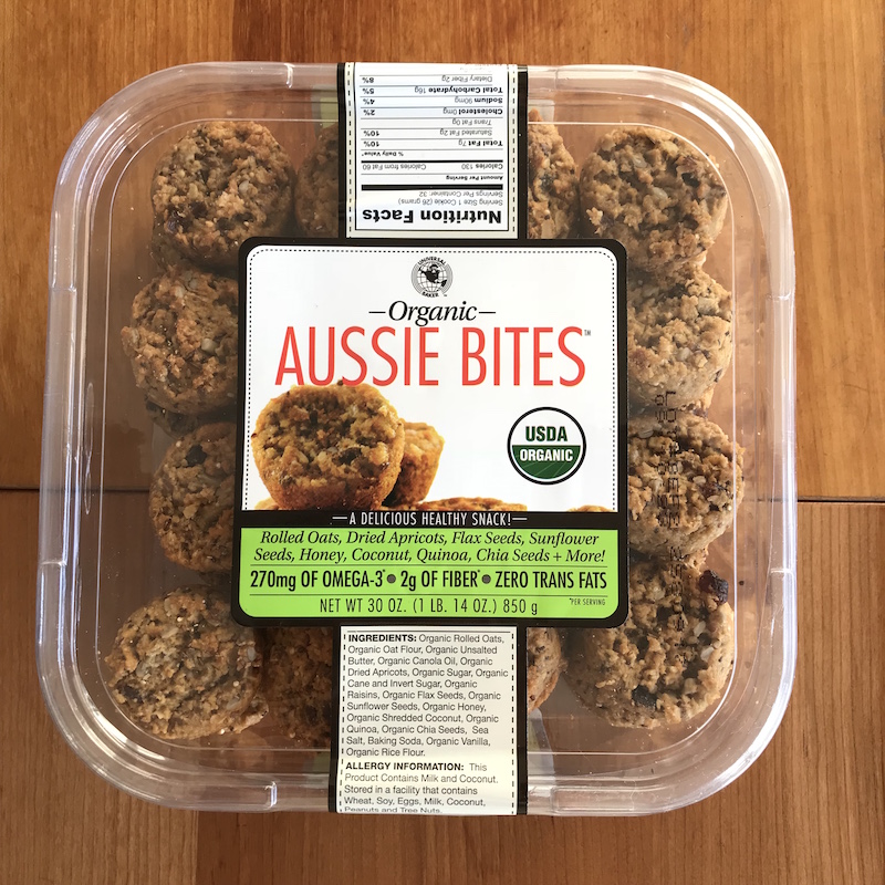 オーガニック素材のみで作られたコストコ Organic Aussie Bitesが美味しい